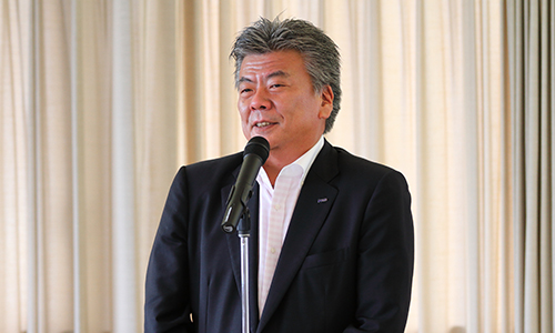 KCG集团总裁Wataru Hasegawa表达了他对网络京都研究所各种项目的热情。